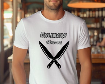 Culinary Master T-Shirt Gift for Chef Cook Foodie Unisex Jersey Short Sleeve Tee