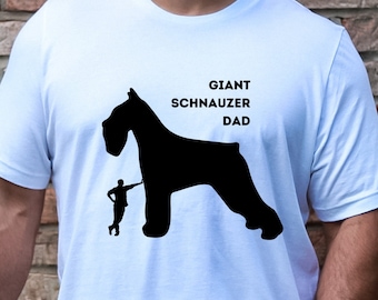 Giant Schnauzer Dad Shirt Funny Dog Pet Animal Tee
