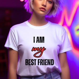 Introvert T-Shirt I Am My Best Friend Shirt Self Love Unisex Jersey Tee