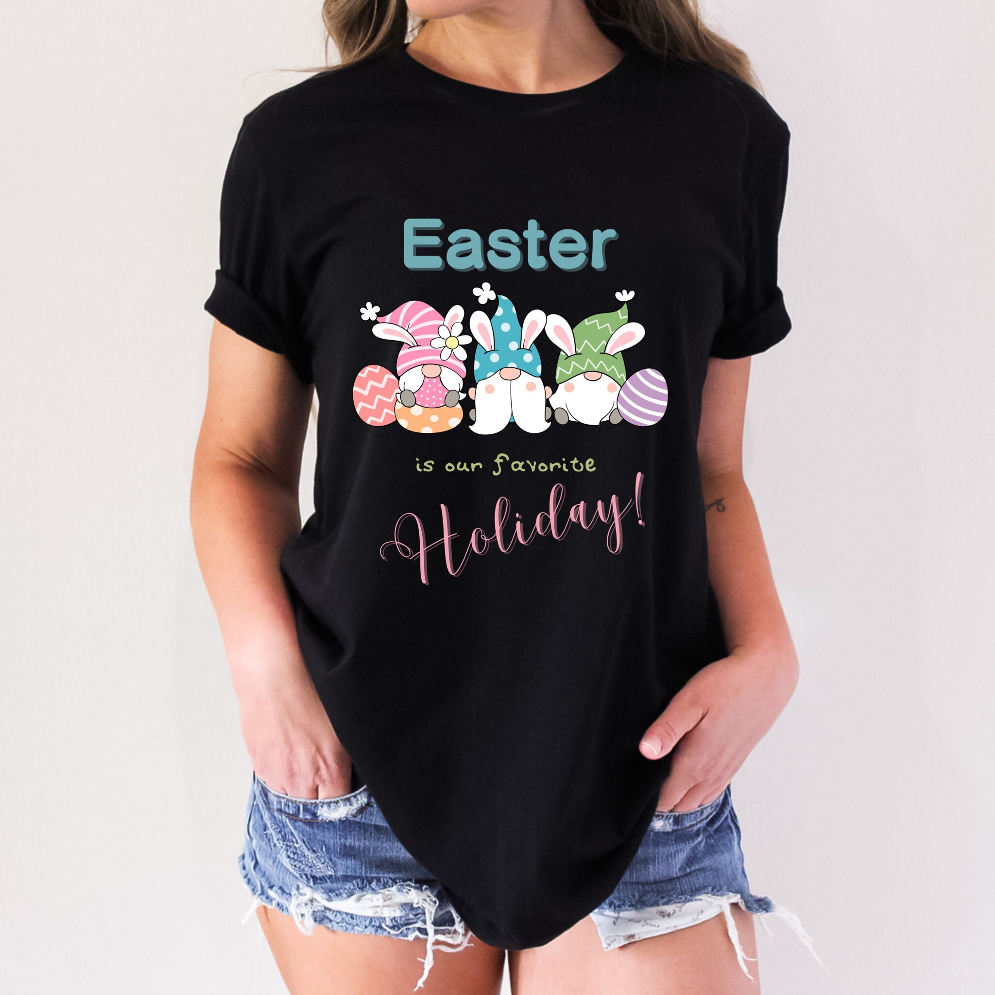 Discover Easter T Shirt Easter Gnome Shirt Easter is our Favorite T-Shirt