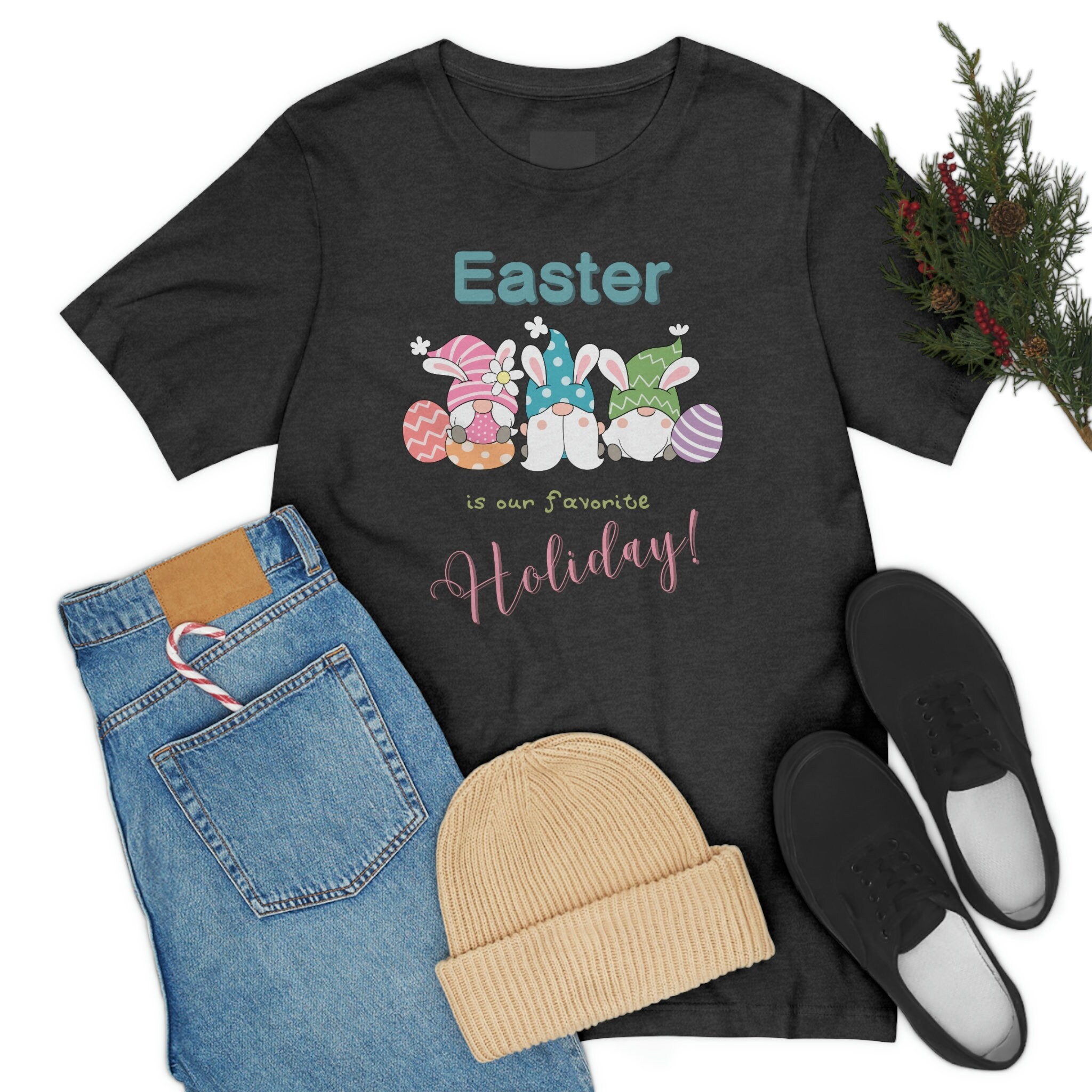 Discover Easter T Shirt Easter Gnome Shirt Easter is our Favorite T-Shirt