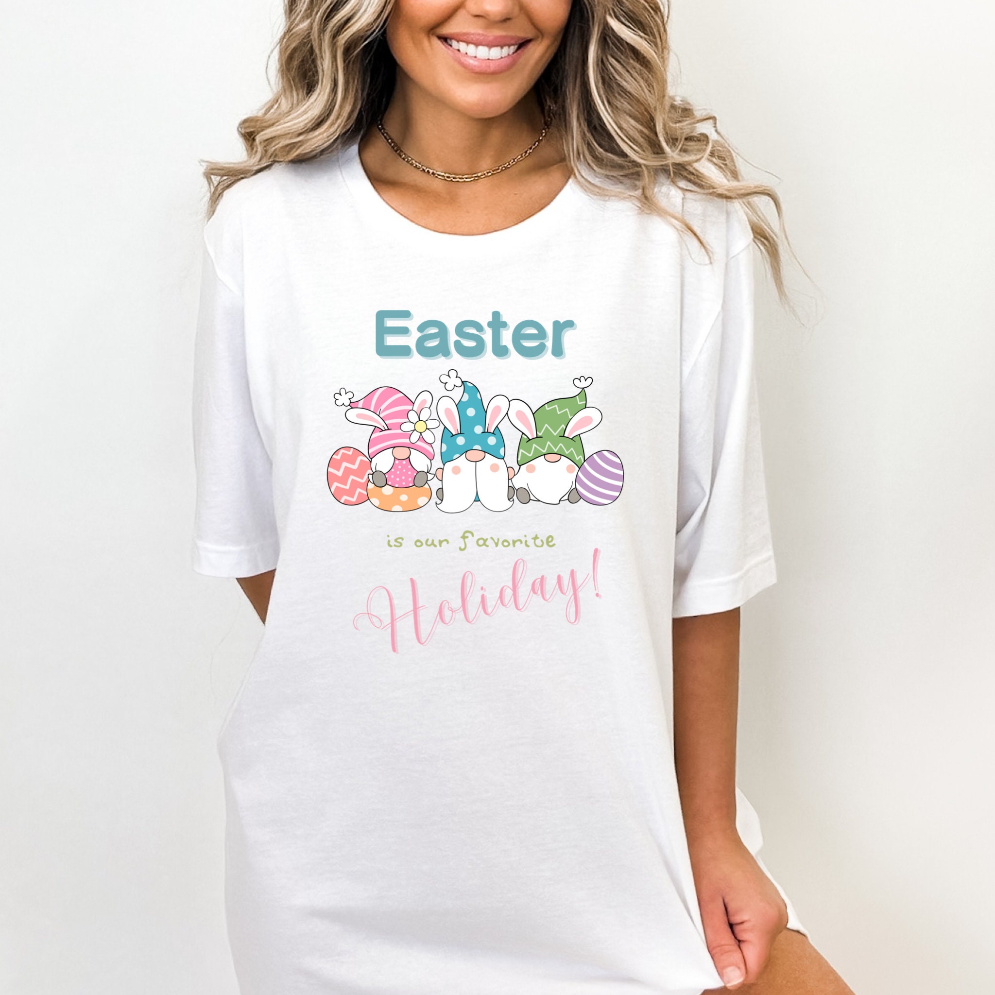 Discover Easter T Shirt Easter Gnome Shirt Easter is our Favorite T-Shirt