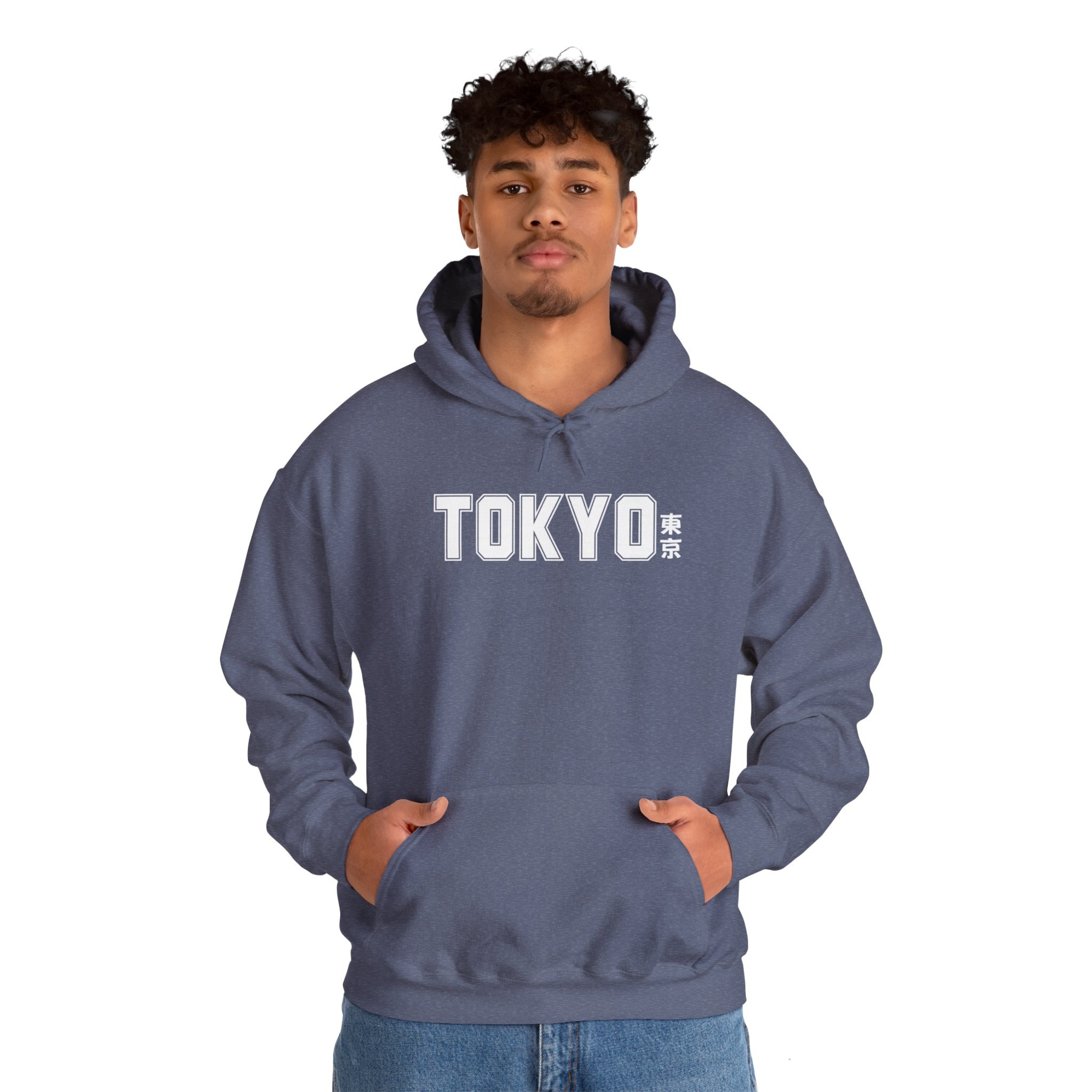 fiction tokyo ❤︎ Heavy Sweat Hood Jacket Tokyo Japan Hoodie for Japan Enthusiast Unisex Heavy Blend