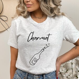 Charmat Sparkling Wine Shirt for Oenophiles Unisex Jersey Tee