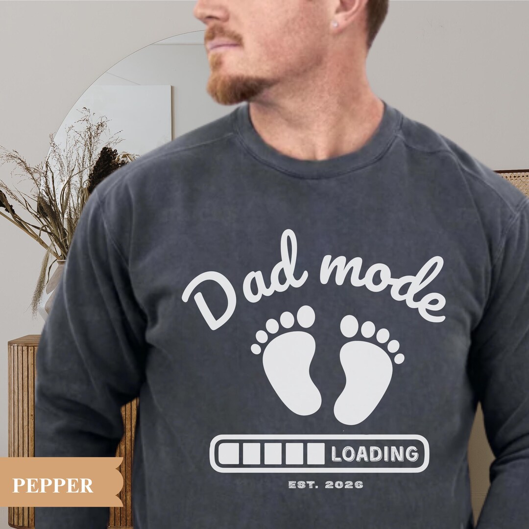 Custom Dad Mode Loading Grandpa Sweatshirt, Personalized Dad and ...
