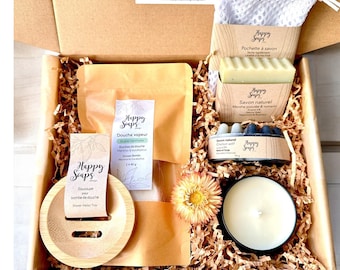 Shower Gift Set – Eucalyptus Shower Steamers, Natural Soaps & Scented Candle