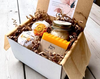 Relaxing Gift Set for Her | Natural Soap, Bath Bombs & Salts