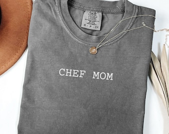 Chef Mom Comfort Colors Tee, Cooking Mom Kitchen Shirt