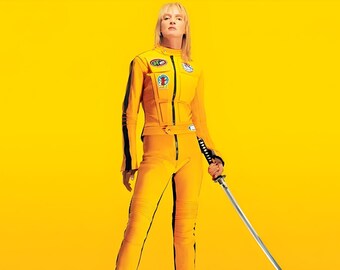 Déguisement Kill Bill, Déguisement Beatrix Kiddo, Film Tarantino, Déguisement de film, Déguisement de film vintage, Halloween, Cosplay, Déguisement pour femme