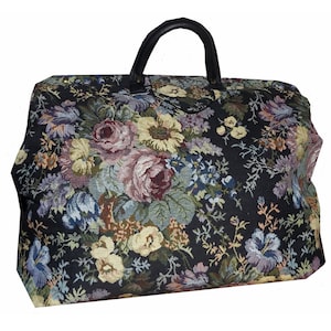 Floral carpet bag sale