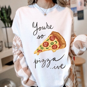 pizza shirt foodie humor tee handmade pizza lover outfit foodie clothing gift for pizza fans pizza graphic t-shirt funny pizza lover t shirt