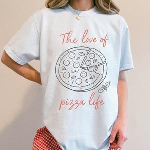 pizza shirt foodie humor tee handmade pizza lover outfit foodie clothing gift for pizza fans pizza graphic t-shirt funny pizza lover t shirt