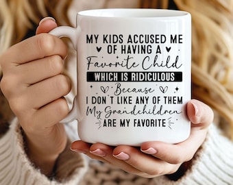 Funny Grandma Mug, Personalized Gift for Grandma, Coffee Cup