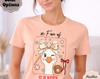 Personalized Baseball Mom Shirt, Custom Player Name, Game Day Fan Tee