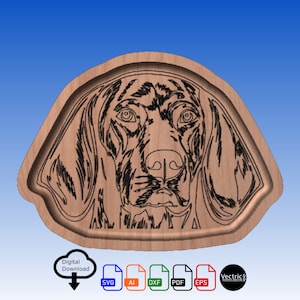 Puntatore - Animali domestici - Cani - File vettoriali di download digitale (Svg, Dxf, Ai, Eps e Pdf) e Vectric CRV per l&#39;utilizzo con CNC