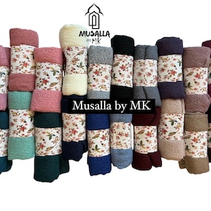 Cotton Soft Muslin Fringed Crinkle Hijab/  Scarf for Muslim Women/ Islamic Gifts