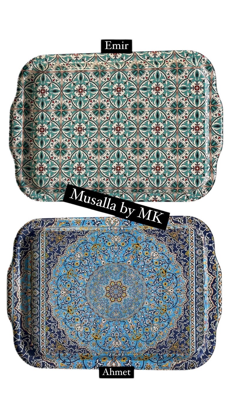Emir Patterns Turkish Ottoman Design Patterned Trays (medium Size) - Etsy