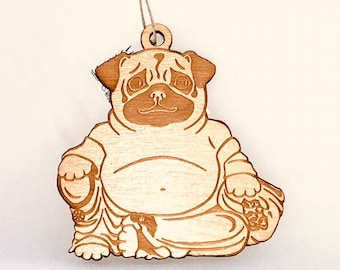 Buddha Pug Ornament