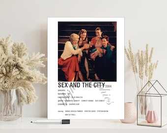 poster polaroid minimalista sex and the city -- DOWNLOAD DIGITALE
