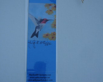 Humming Bird Bookmark