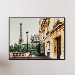 Parijs fotoprint, Eiffeltoren poster, Parijs fotografie, Eiffeltoren kunst, Parijs wand decor, Frankrijk kunstliefhebber cadeau - digitaal bestand