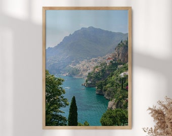 Positano Italy Print: Amalfi Coast Wall Art