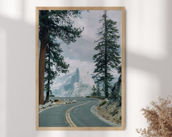 Stampa Yosemite Half Dome: arte murale sulle montagne della California