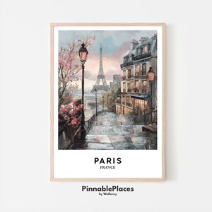 Poster Parijs, kunst aan de muur Parijs, Parijs Art Print, Parijs reisposter, Parijs reisposter, Eiffeltoren Art Print, cadeau kunstliefhebber, Frankrijk poster - digitaal bestand
