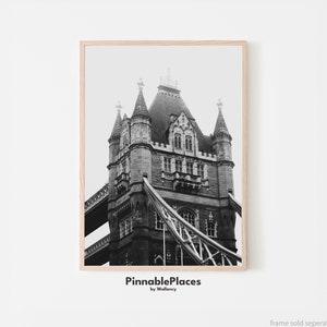 London Art Print, London Tower Bridge Print, London Poster, London Wall Art, United Kingdom, England Wall Art, Europe Art - Digital File