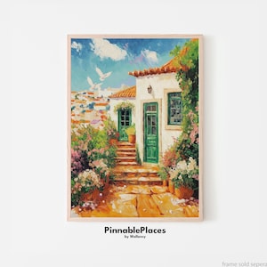 Lisbon Poster, Lisbon Print, Lisbon Wall Art, Lisbon Travel Print, Lisbon Painting, Portugal Travel Poster, Europe Poster - Digital File