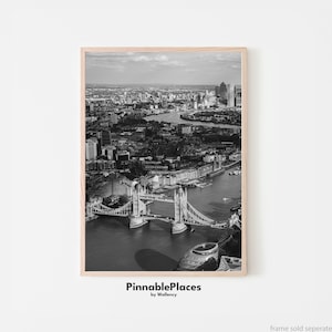 London Art Print, London Tower Bridge Print, London Poster, London Wall Art, United Kingdom, England Wall Art, Europe Art - Digital File