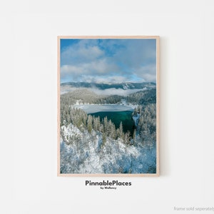 Lake Tahoe Druck, Lake Tahoe Poster, Lake Tahoe Foto, Lake Tahoe Reise, smaragdgrün Bay Tahoe Druck, Berge der Terra Nevada - Digitale Datei