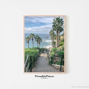 Laguna Beach Fotodruck, Laguna Beach Poster, Laguna Beach Wanddekor, Los Angeles Print, California Art, Beach Home Decor - Digital File