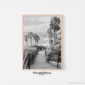 Impressão de foto de Laguna Beach, pôster de Laguna Beach, decoração de parede de Laguna Beach, impressão de Los Angeles, arte da Califórnia, decoração de casa de praia - arquivo digital