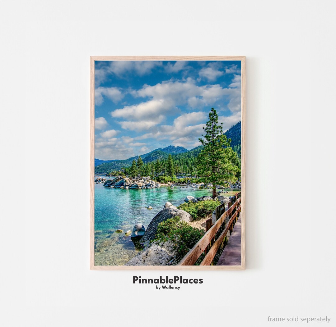 Lake Tahoe Print, Lake Tahoe Poster, Lake Tahoe Photo, Lake Tahoe ...