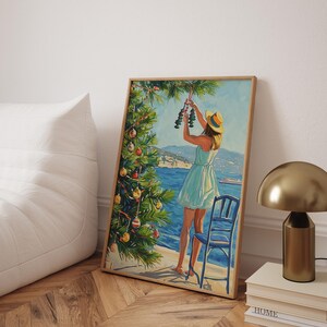 Póster de Niza, impresión de Francia, Niza Riviera Francesa, impresión de la Costa Azul, póster de la Costa Azul, regalos de viaje, ideas para regalos de Navidad (marco opcional)