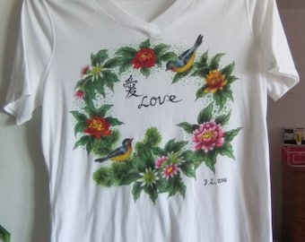 Hand Painted T Shirt