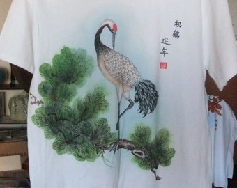 Hand-painted T-shirt  (Longevity)