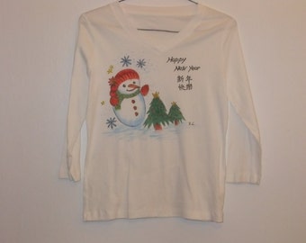Hand-painted Long Sleeve Shirt