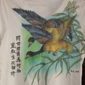 Hand-painted T-shirt image 2