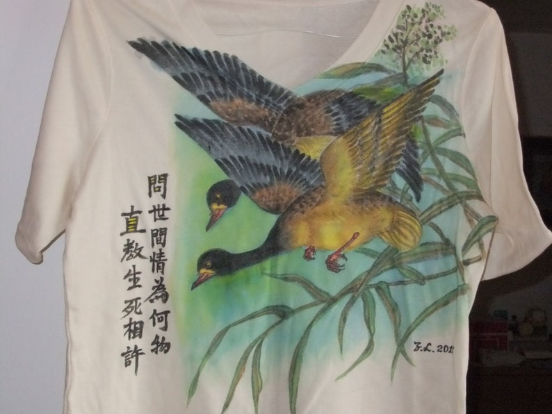Hand-painted T-shirt image 2