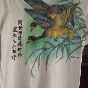 Hand-painted T-shirt image 3