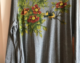 Hand painted Long Sleeve Shirt