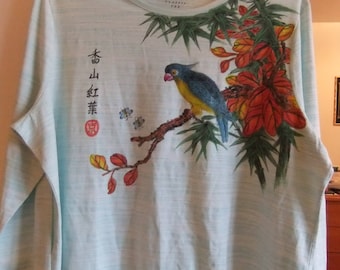 Hand painted Long Sleeve Shirt