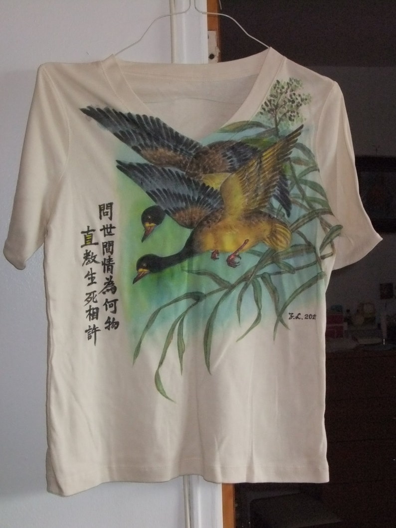 Hand-painted T-shirt image 1