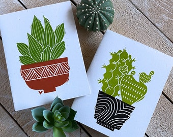 Cactus Duo Note Cards