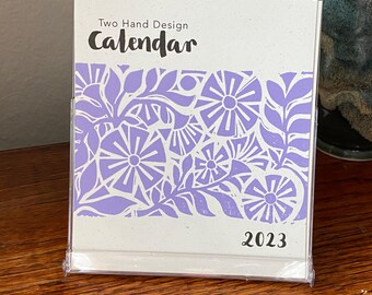 2023 Letterpress Desk Calendar