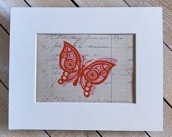 Stampa tipografica a farfalla