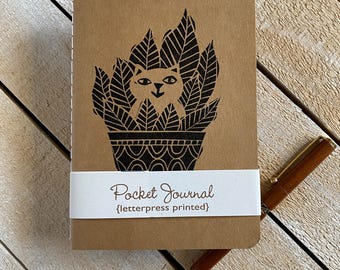 Caderno Kraft Cat Incognito