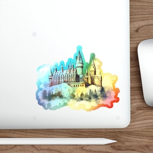 Holographic Wizard School Sticker